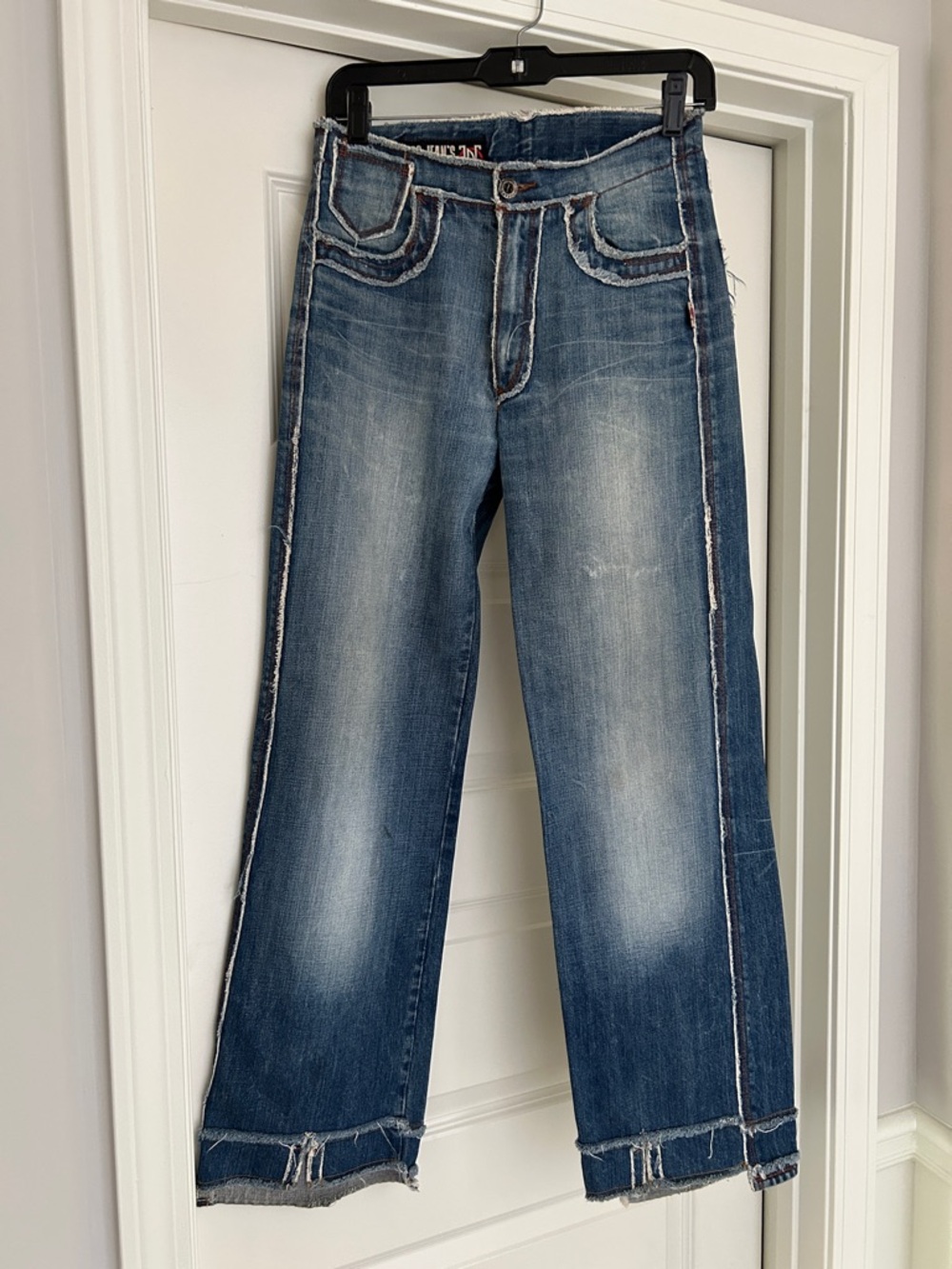 Jean Paul Gaultier Women's Relaxed Blue Washed Jeans